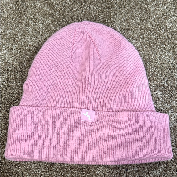 JoyLab Pink Beanie with Red Heart - Picture 2 of 4